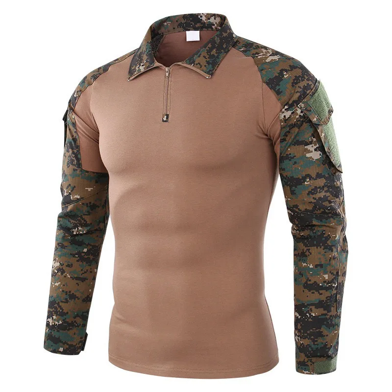 Camisa táctica manga larga hombre camuflaje ripstop para caza - imagen 5