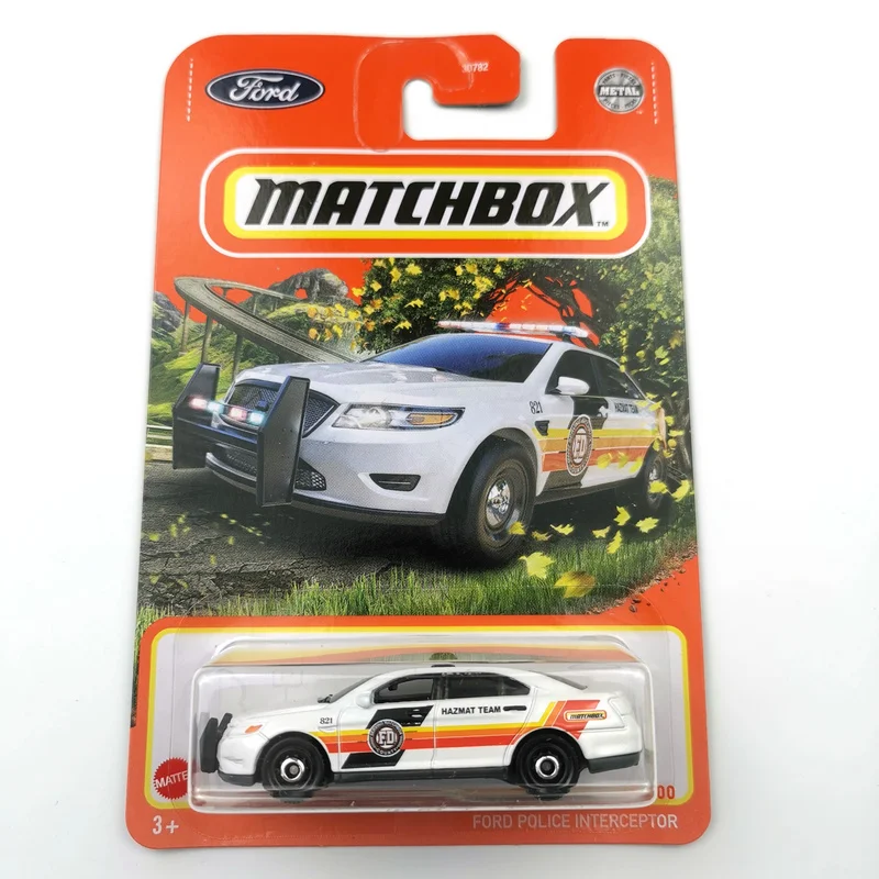 2023 Matchbox Cars FORD POLICE INTERCEPTOR  1/64 Metal Die-cast Collection Model Toy Vehicles