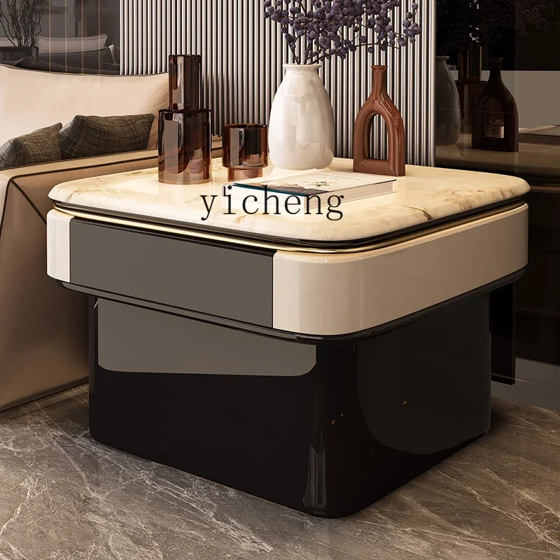 W5.14 light luxury high-end sofa side cabinet artistic sense creative corner table