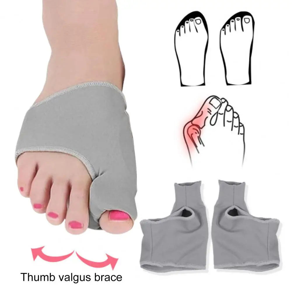 1 Pair Hallux Valgus Corrector  Non-slip   Bunion Corrector Orthotics Feet Bone Pedicure Sock Straightener Sock