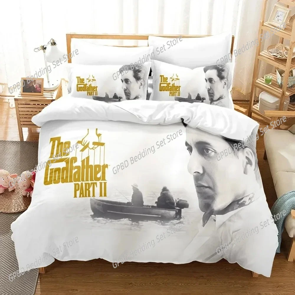 3D Print Godfather Bedding Set For Bedroom Soft Modern Bedspreads Comefortable Kids Duvet Cover Quilt Cover And Pillowcase