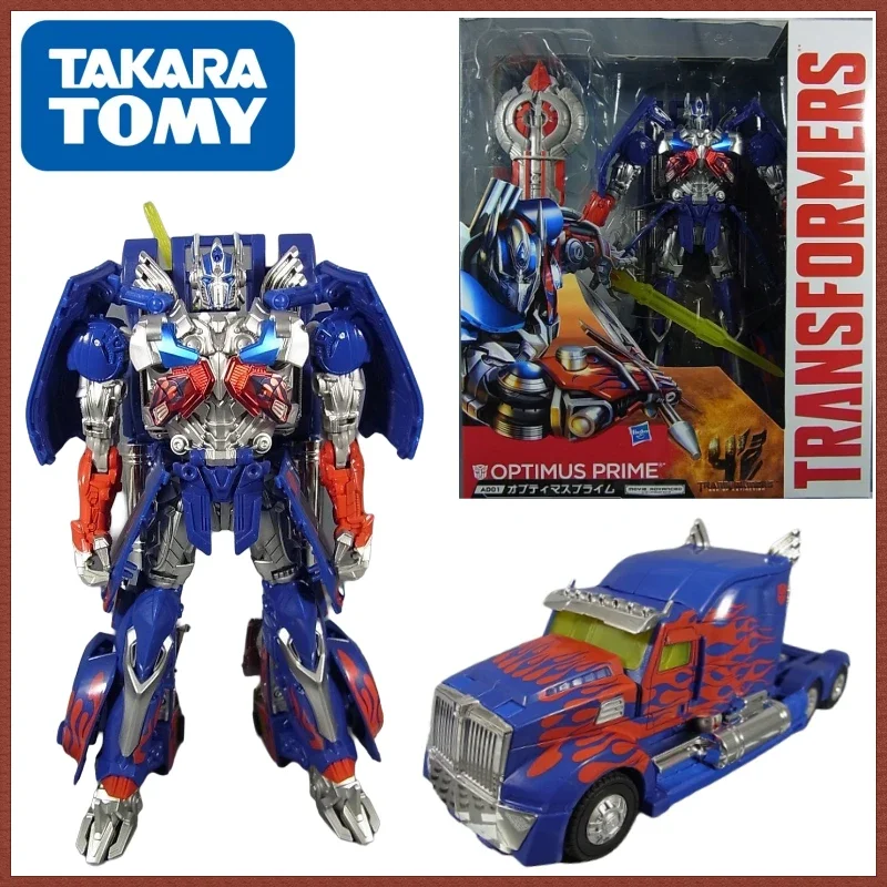 In Stock Takara Tomy Transformers Movie 4 AD Series AD-01 Optimus Prime Action Figures Robot Ending Figures Gifts Toys