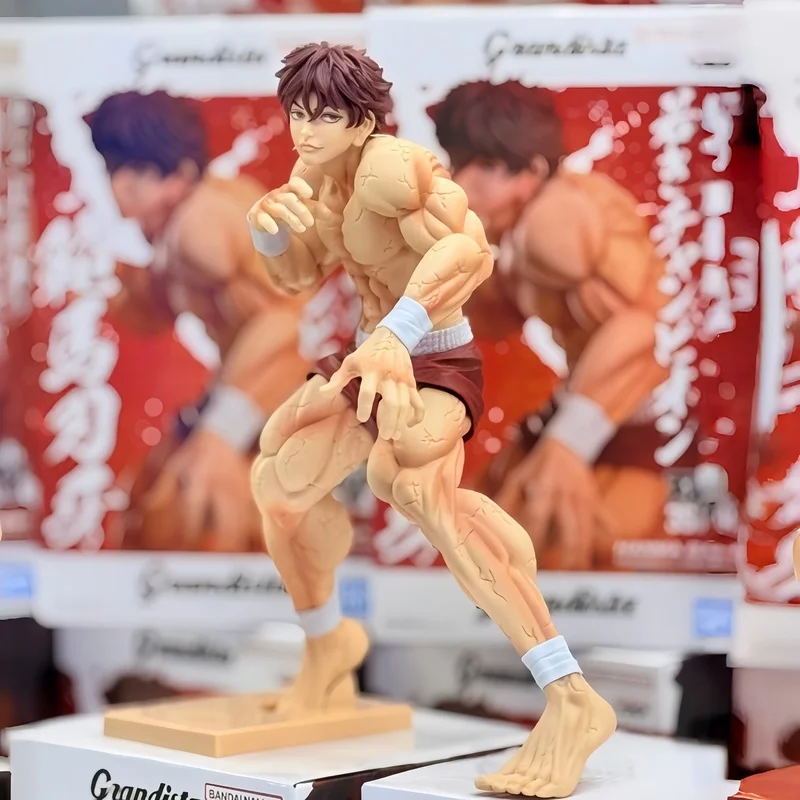 Banpresto Grandista Hanma Baki Anime Figure 25Cm Collectible Model Desktop Decoration Gift For Anime Fans