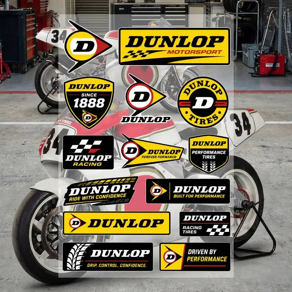

Dunlop Aesthetic Graffiti Waterproof PVC Stickers for Car Motorcycle Skateboard Helmet Notebook