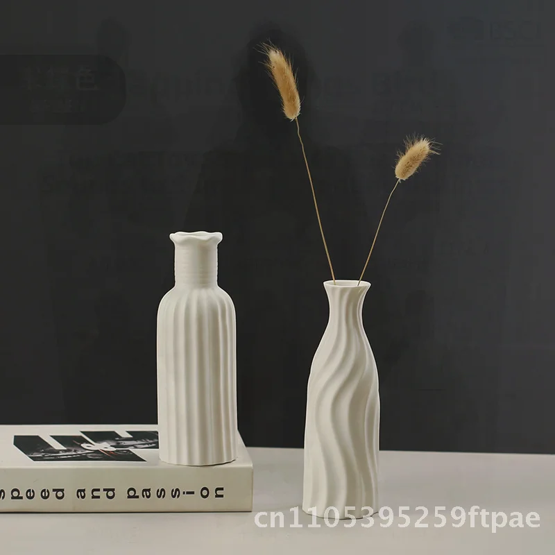 Advanced Sense Ceramic Vase - Customizable Embryo Flower Design High Color Value Modern Minimalist Interior Decoration Art