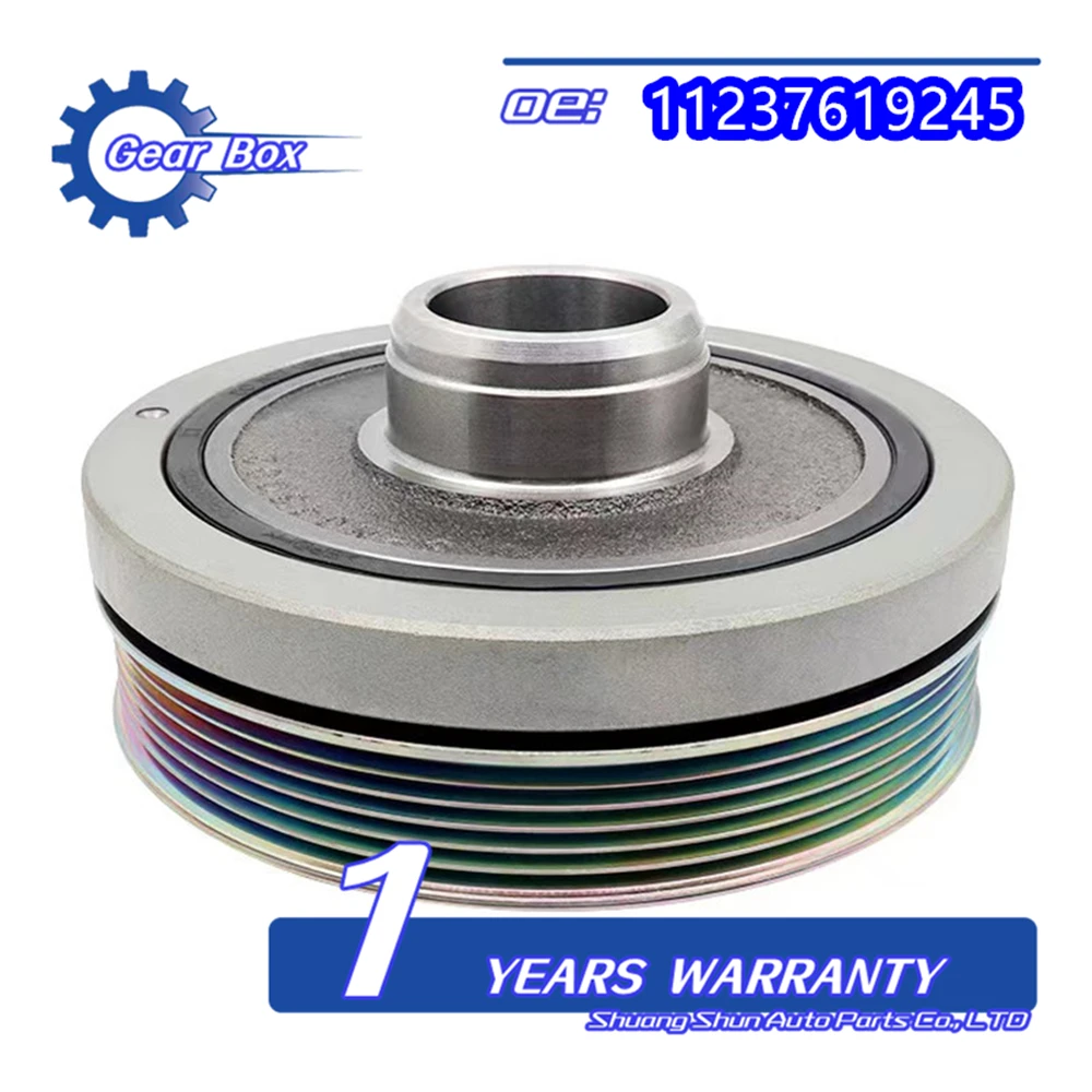 Brand New 11237619245 Auto Parts Car Engine Tensioner Crankshaft Pulley for BMW 1 3 5 Series X3 F10 F30 F25