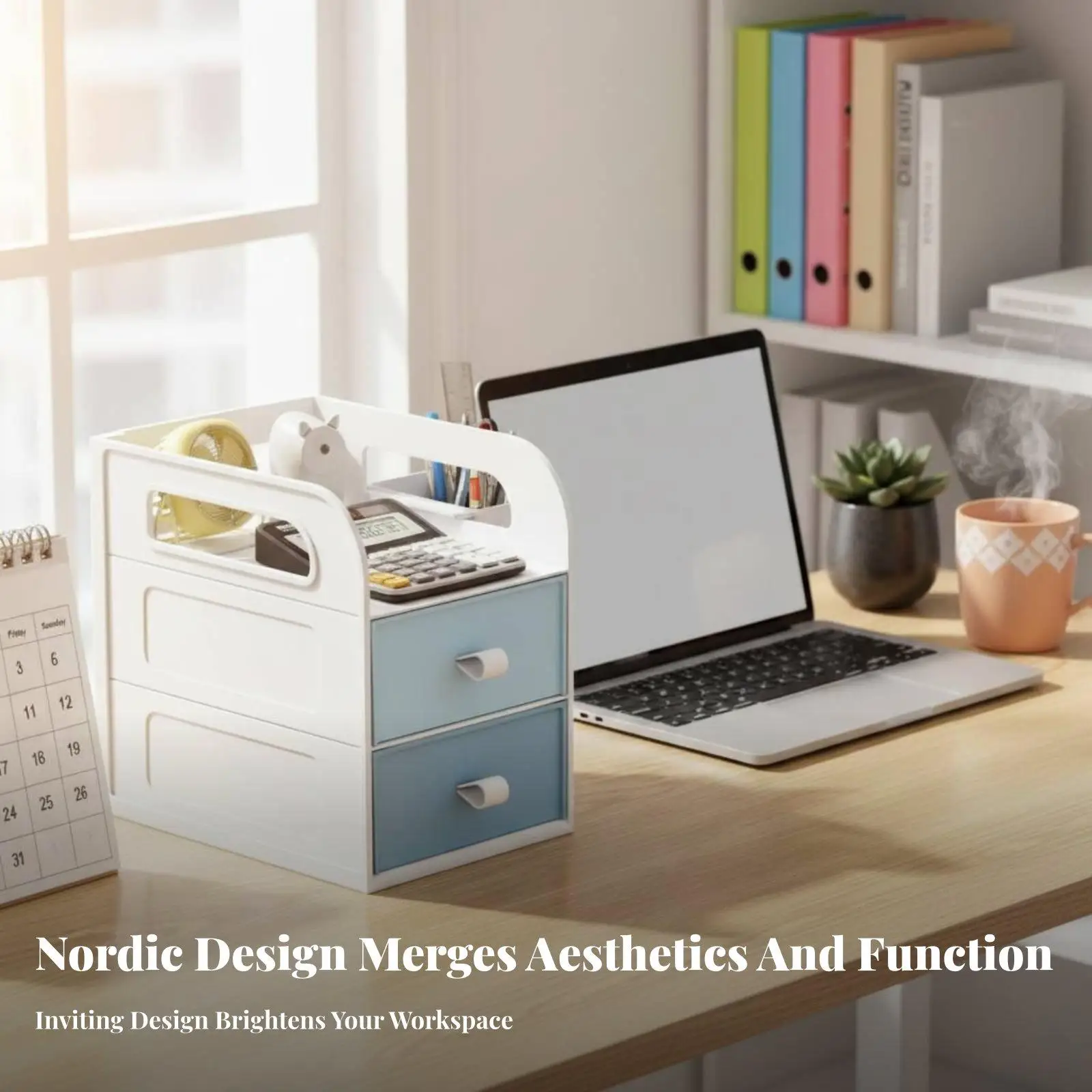 Multi-Compartment Desk organizer Space Saving Multi-Compartment Supply organizer
