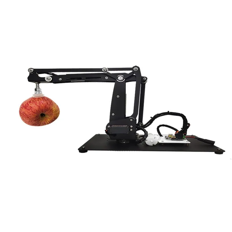 500g Payload 4 Dof Mechanical Robot Arm Frame with Suction Cups Suction Pump ABB Industry Manipulator with DIY Servo Controller
