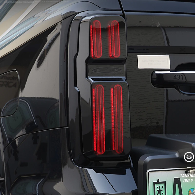 Tank 500 Smoked Black Tail Lampshade Black Headlights Modified Protective Accessories Auto Car Vehicle Lighting Parts
