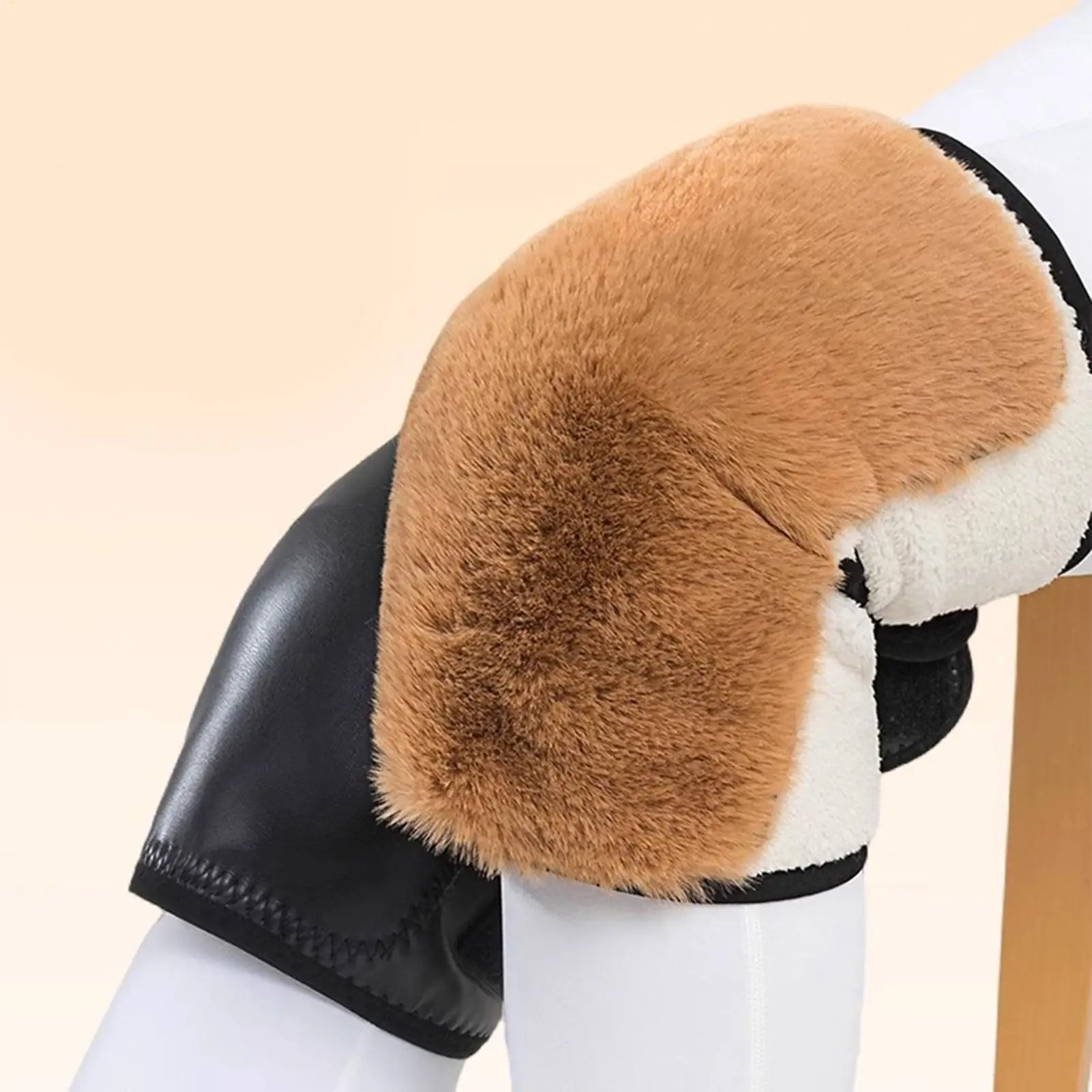 

Winter Thermal Knee Sleeves, Adjustable Fleece Knee Brace for Hiking Cycling, Waterproof Warm Leg Supports for Outdoor Sports