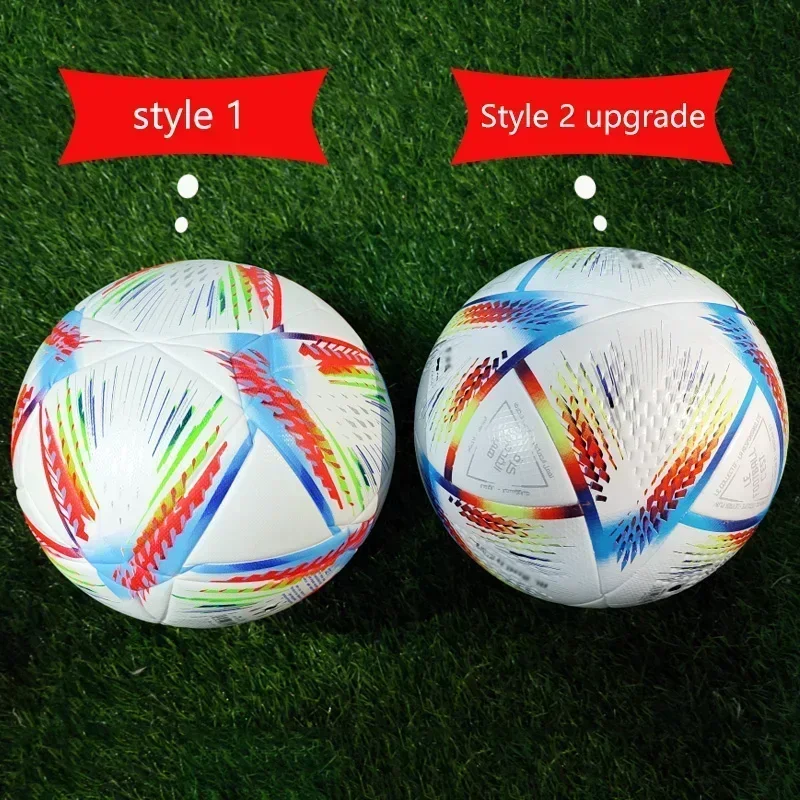 2022 High Quality Soccer Ball Official Size 5 PU Material Seamless Wear Resistant Match Training Football Futbol Voetbal