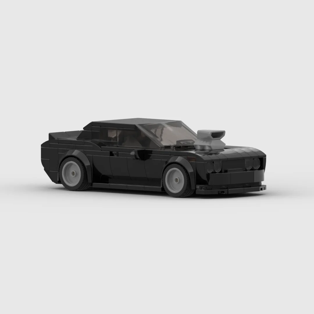 MOC Dodge Challenger Charger Dom Racing Racer Bausteine Ziegel Kreative Garage Spielzeug für Jungen Geschenke
