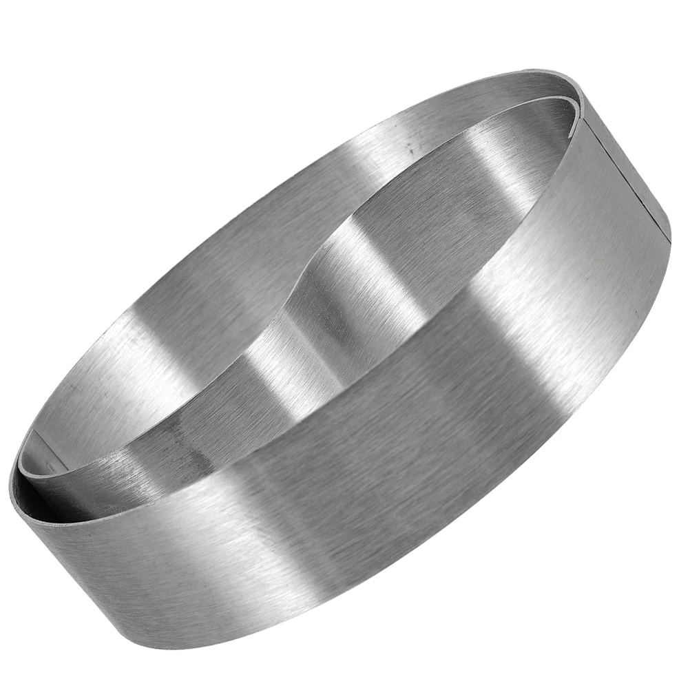 

Stainless Steel Baking Mold 18x3cm Kitchen Supplies Tai Chi Shape Cake Ring Slicer Easy Clean Home Professional Use