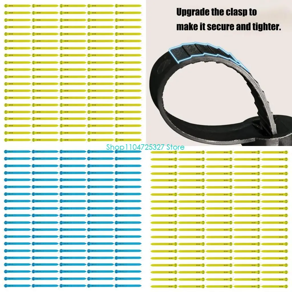 D8KF Numbered Leg Bands for Flocks Management 100 Set Poultry Health Tracks