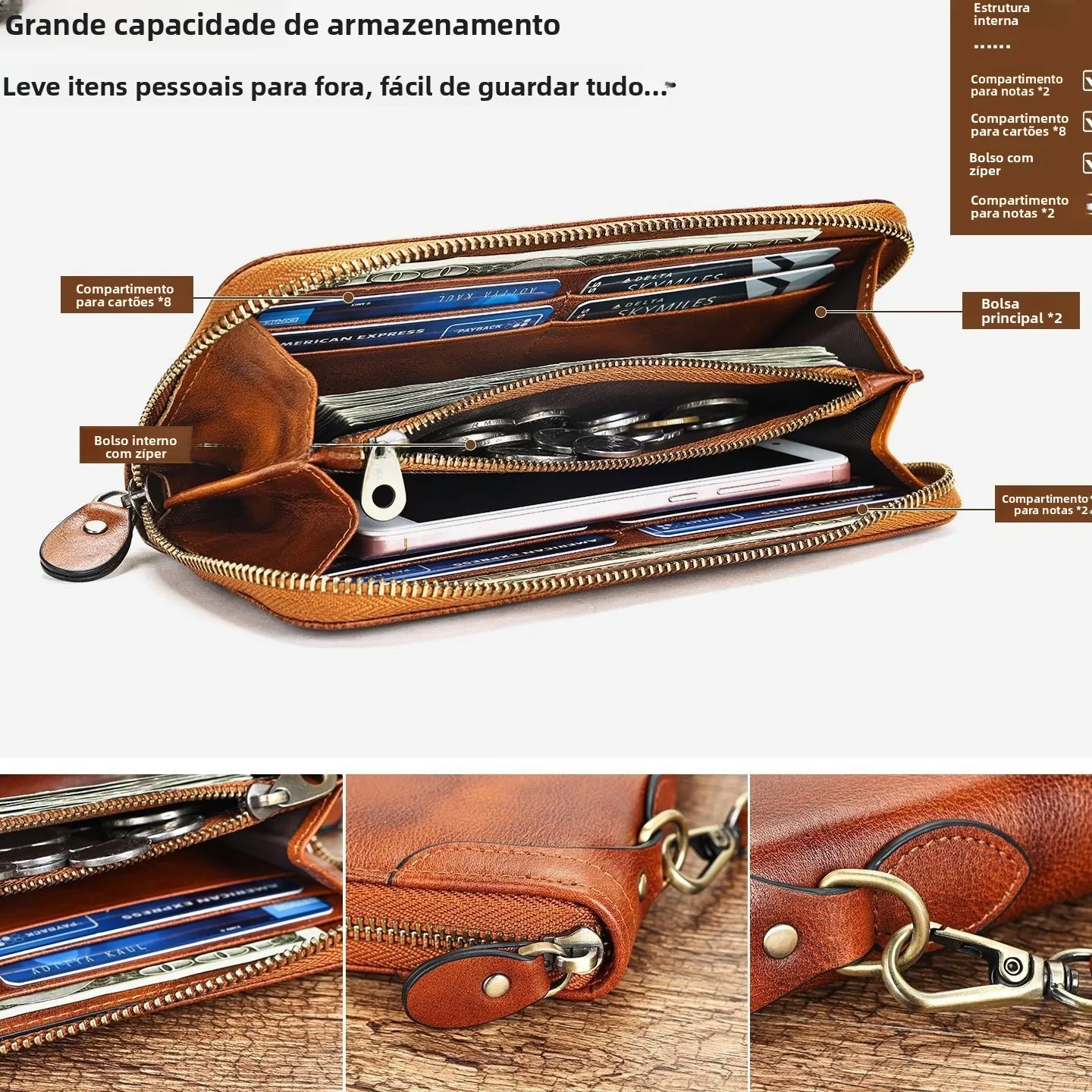 handmade-long-leather-men's-wallet-autumn-winter-rfid-anti-theft-zipper-top-layer-cowhide-luxury-handbag-functional-small-bag