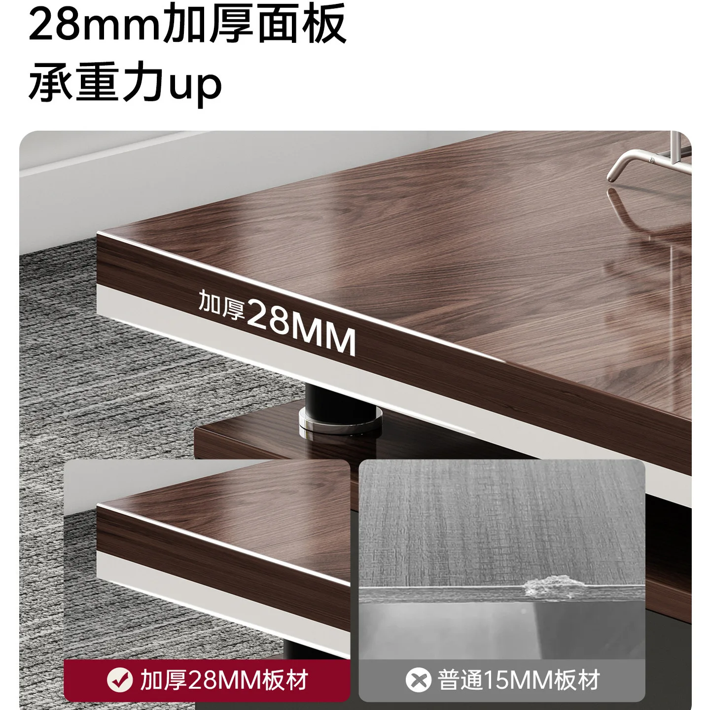 Manager's office special desk and chair combination single person