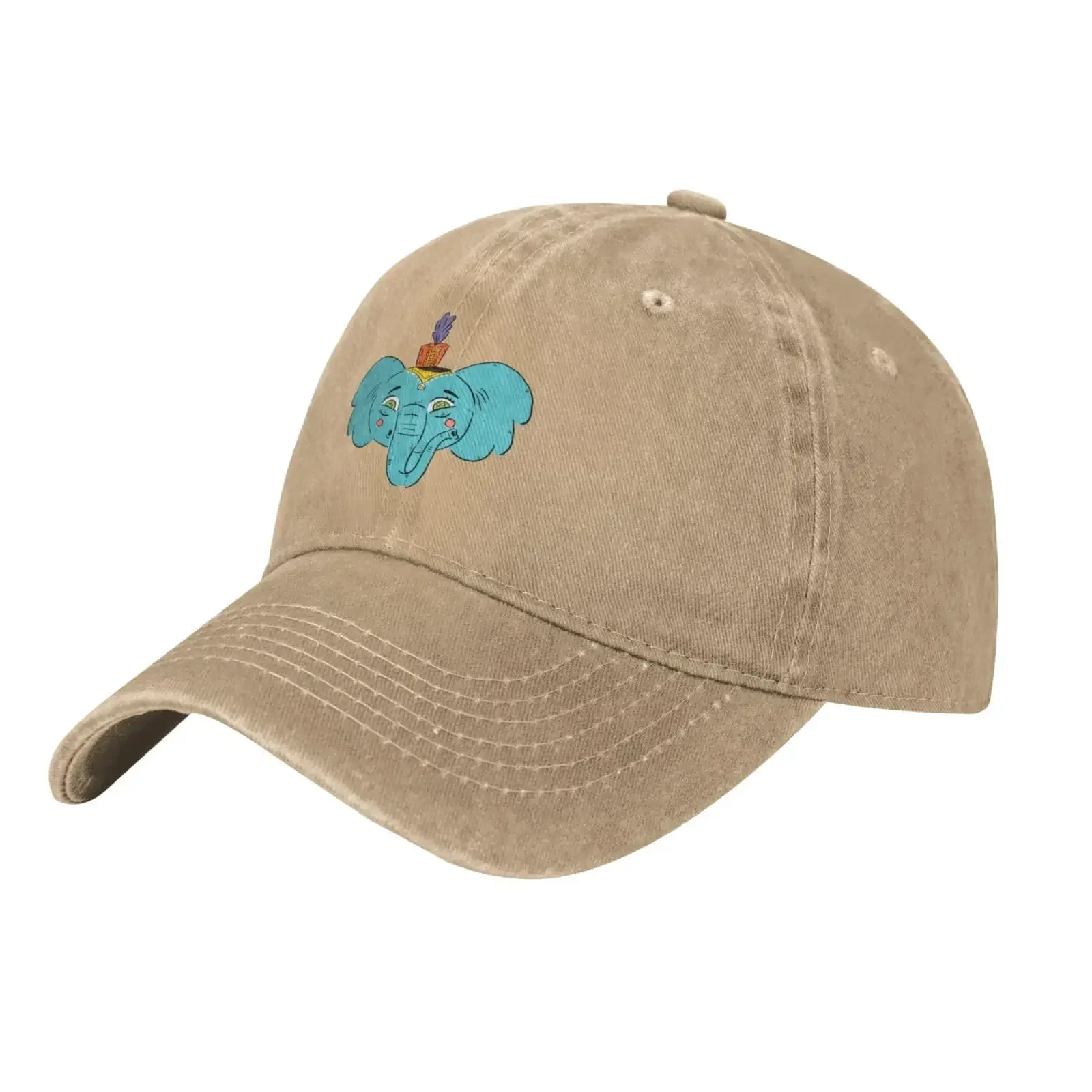 Cute Elephant Baseball Cap for Men Women Vintage Trucker Hat Hats Dad Hat