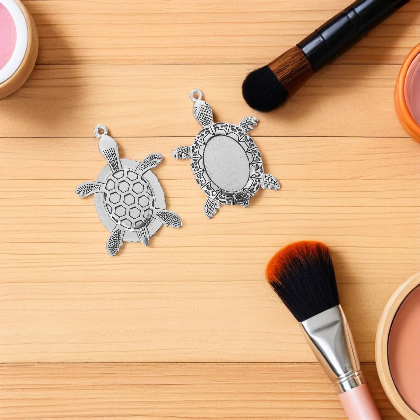 

20Pcs Vintage Turtle Pendant Base Alloy Sea Animal Tray Charms DIY Jewelry Making Accessories Turtle Necklace Connector Charms