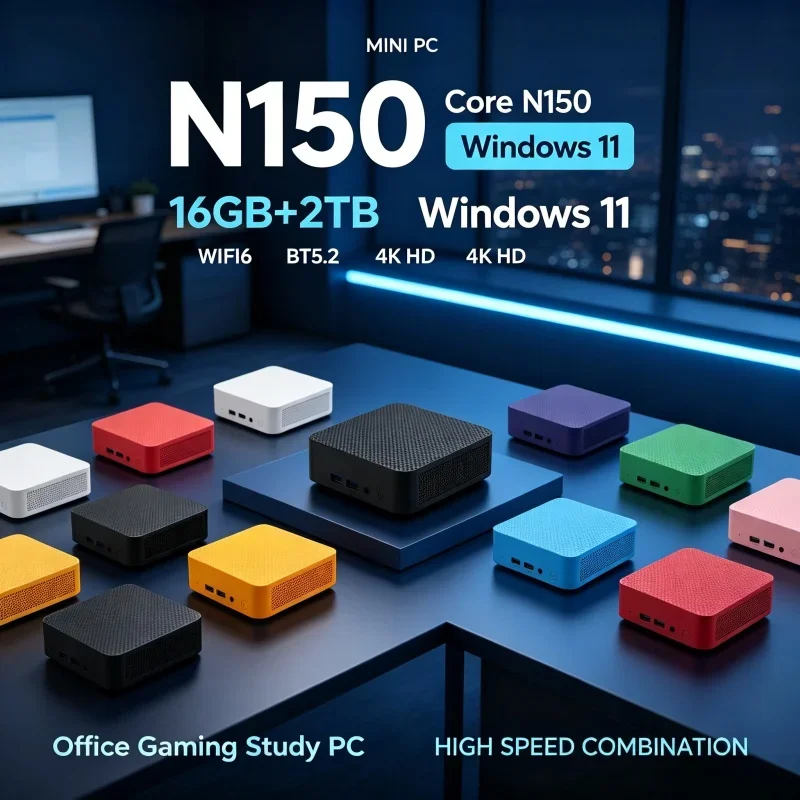 light‑weight-compact-mini‑form‑factor-pc-core-n150-windows-11-16gb-ram-1tb‑2tb-ssd-wifi6-bluetooth52-for-business-daily-jobs
