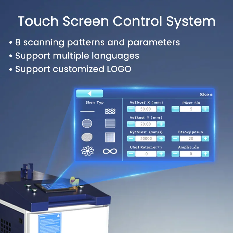 Water Cooling 3000W 2000W 1500W Fiber Laser Rust Oil Remover Cleaners Laser Cleaning Machine for Metal Aluminum