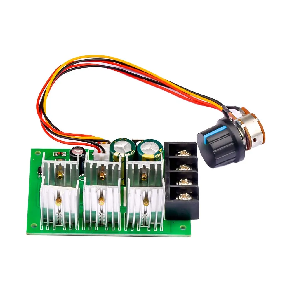 DC 9-55V DC Motor Speed Regulator 12V 24V 36V 48V High Power Current 40A  Motor Drive Module PWM Motor Speed Controller