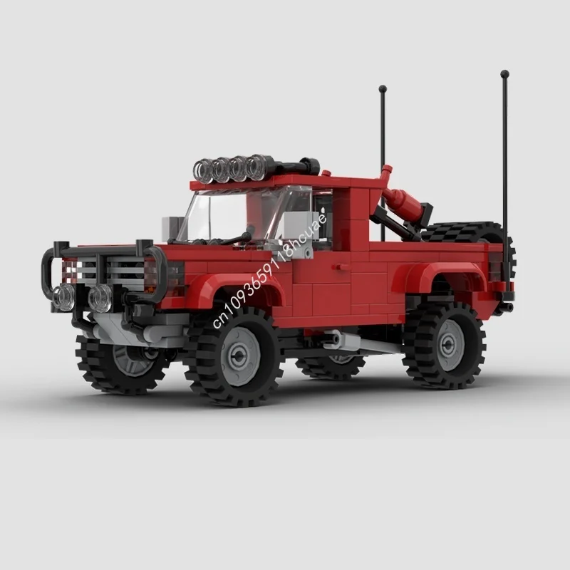 244pcs MOC Forded Prerunner City Off Roaded Model Building Blocks Arsitektur Hadiah Natal Mainan Rakitan DIY Brick Ulang Tahun