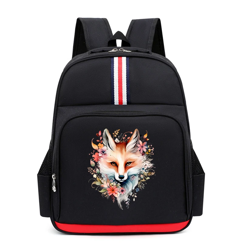 Fox Animals Print Backpacks Cartoon School Bag Backpack Kindergarten Waterproof School Back Pack Sac A Dos Adolescent Fille