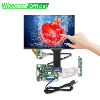 Wisecoco 10.1 inch Tft Lcd module capacitive touch screen 1280x800 controller board automatic ticket vending machine display