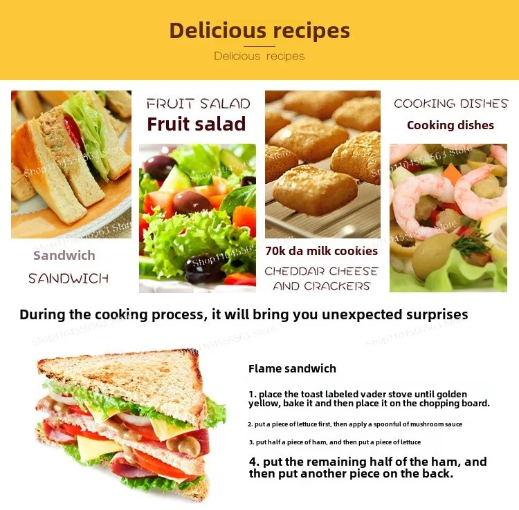 토스터, 샌드위치 아침식사 메이커, 전자동 아침식사 토스터