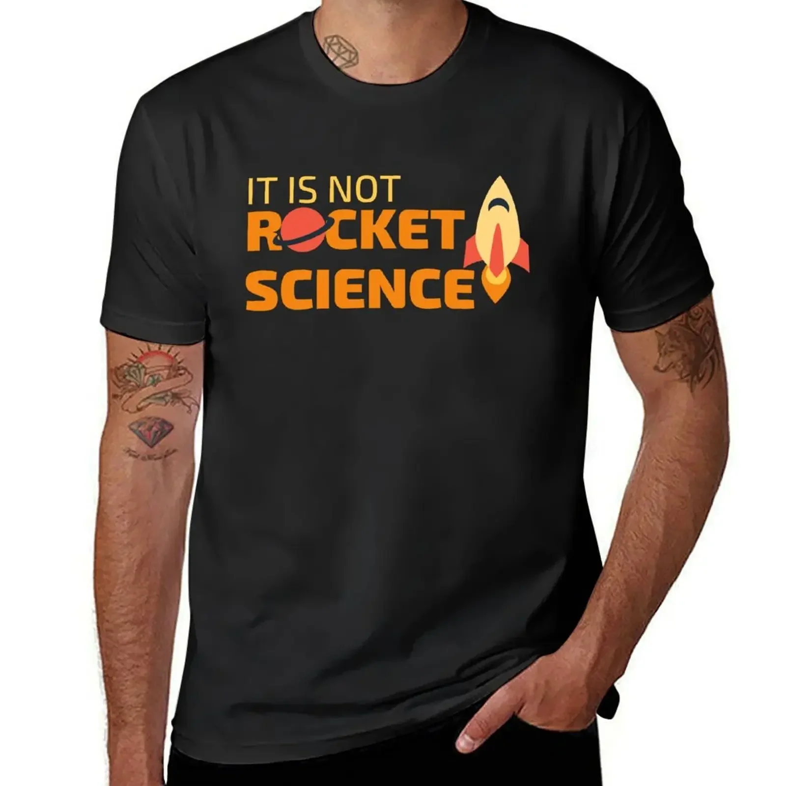 

It Is Not Rocket Science T-Shirt graphics oversized graphic tee quick drying animal prinfor boys men t shirts high quality