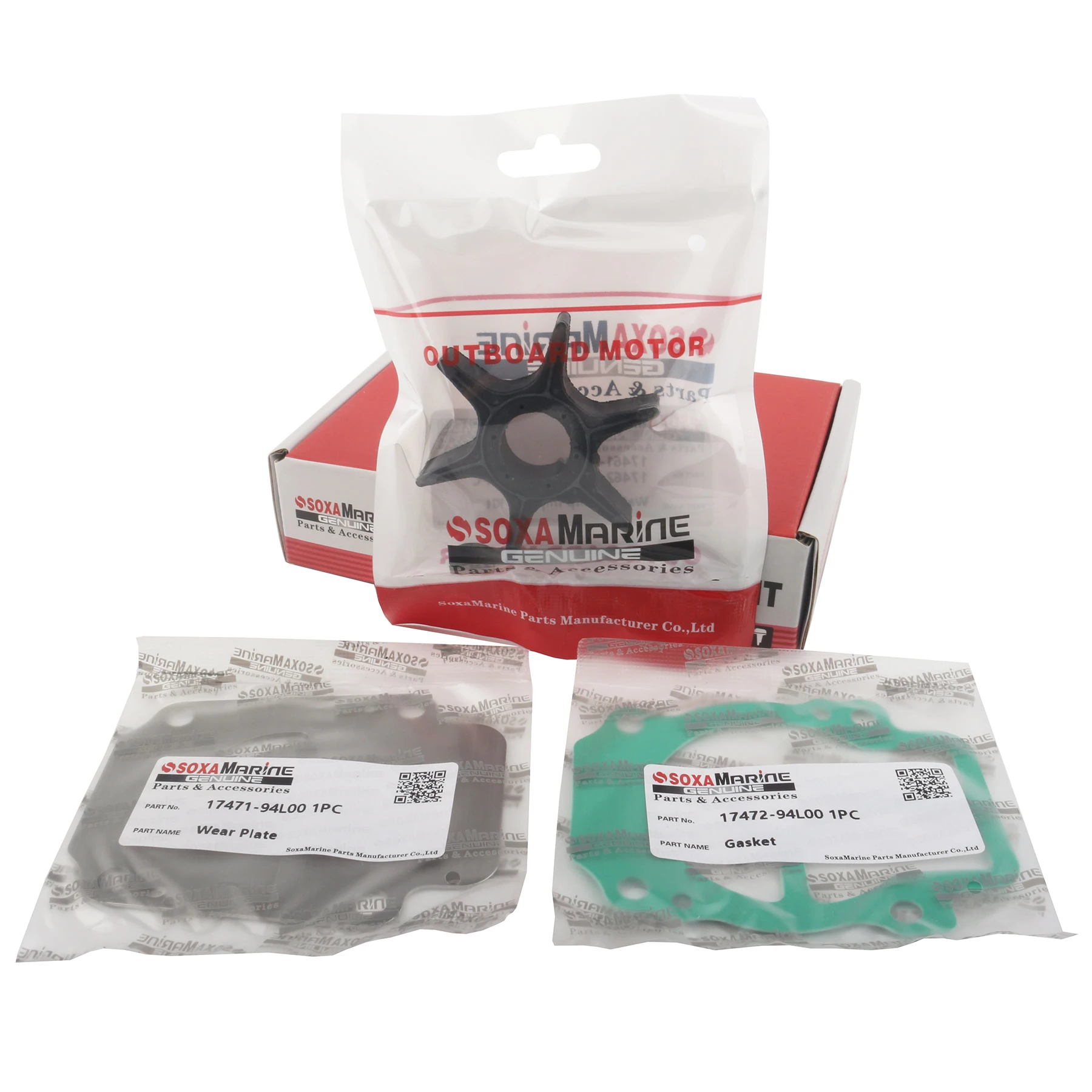 

17400-94L00 Outboard Water Pump Impeller Service Kit Fits for Suzuki 4 Stroke 20HP 30HP DF25A DF30A Boat Engines 17400-94L20
