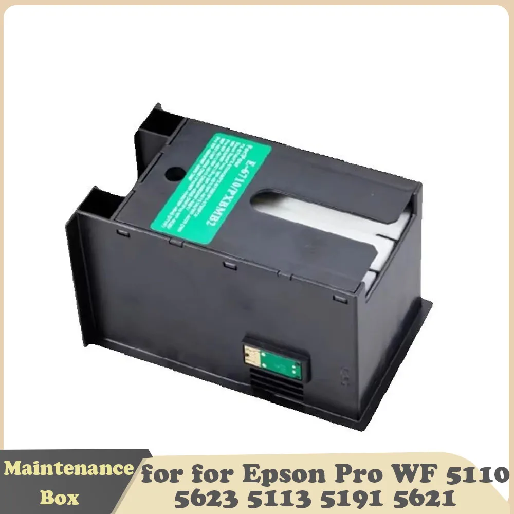 C13T671000 Compatible Maintenance Box for Epson Pro WF 5110 5623 5113 5191 5621 WP 4011 4521 Waste Ink Tank with Reset Chip