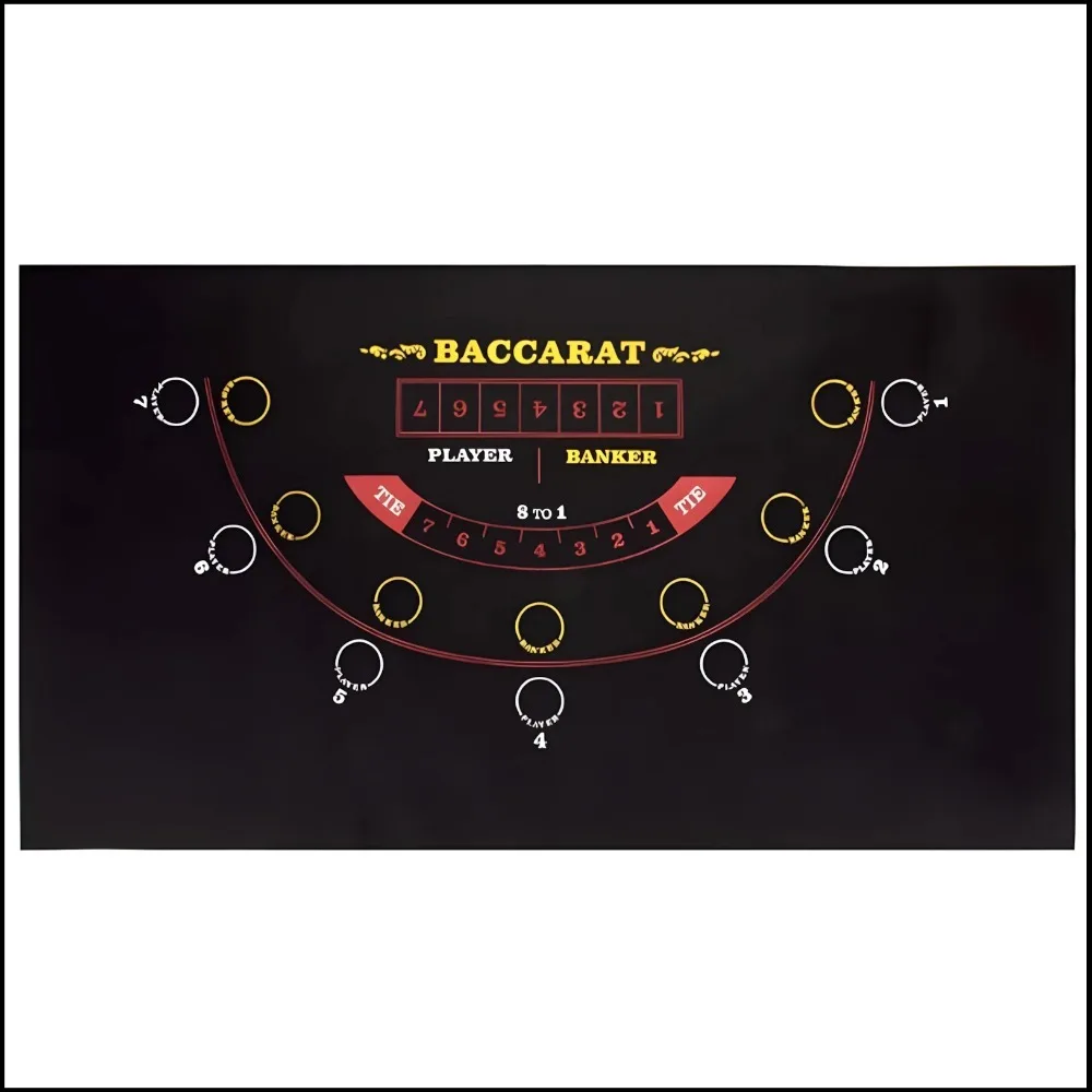 

Резиновый ковер для спикара и карточных игр, 120x60 см, противоскользящий покерный ковер для нескольких человек