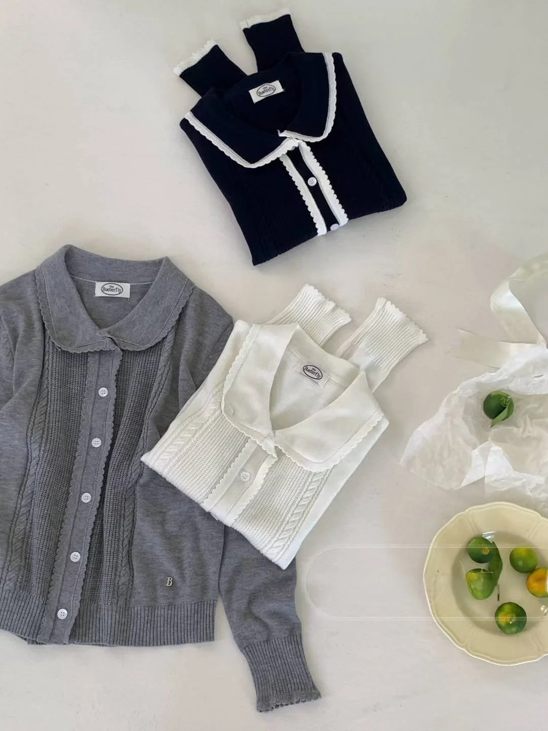 Maglione lavorato a maglia di lana di fascia alta Fine Tead Soft Top Autunno Nuovo Sle Capispalla Colletto Capispalla semplice Pendolarismo Sle Lungo Sve