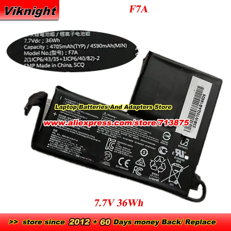 F7A F7G Battery 53Wh 36WH 40.04WH 50.08WH for Steam Deck LCD OLED Handheld Game Console F7A F7G High Capacity Battery