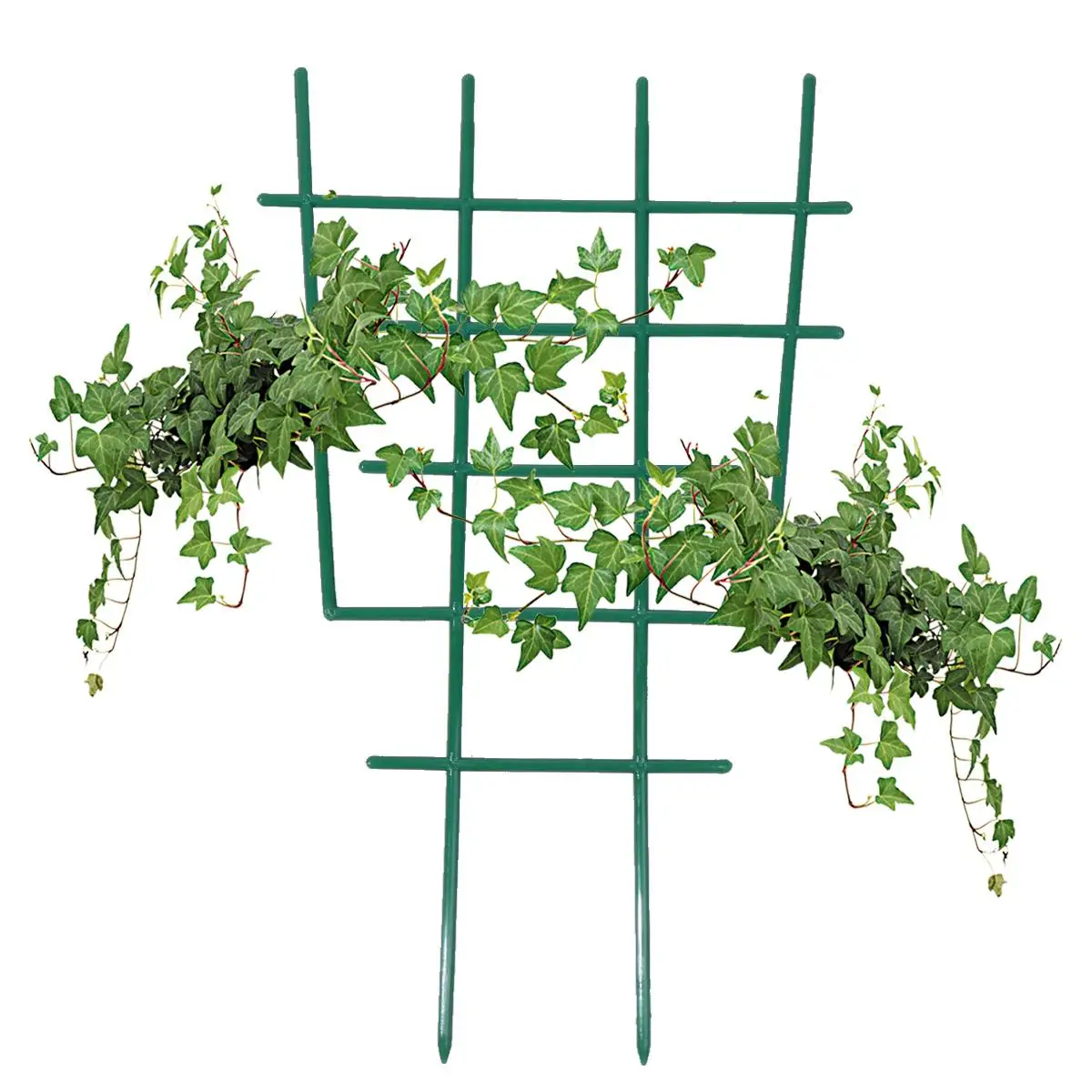 5 Pcs Plant Support Cage Plastic Garden Trellis Climbing Stand Easy Assembly Vegetable Flower Mesh Rack Heavy Duty