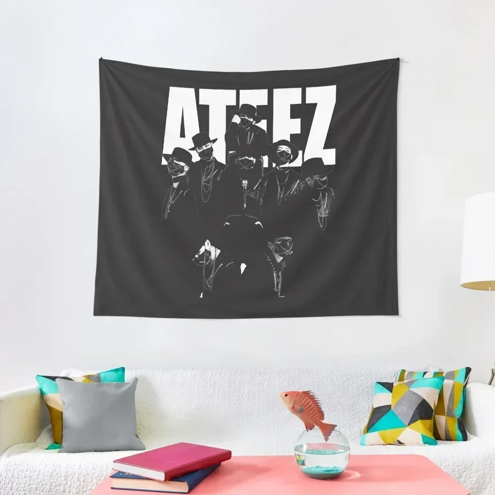 

ATEEZ Essential T-Shirt Tapestry Mushroom Room Decoration Aesthetic Nordic Home Decor Tapestry