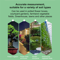 ABAE-Zigbee Smart Soil Tester 3PCS Moisture Humidity Temperature Meter Sensor Tuya APP Real-Time Monitoring Plant Monitor
