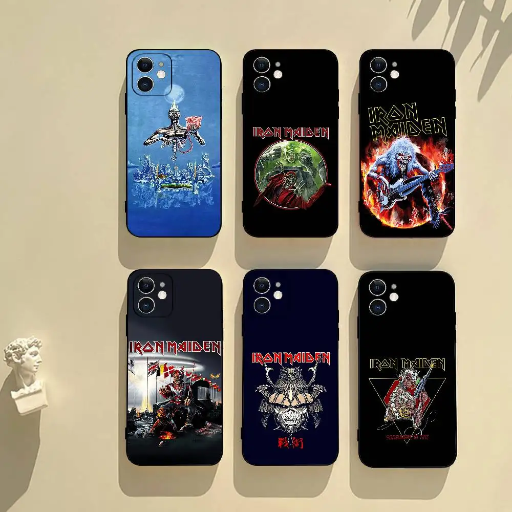 

N-MaidensD Band R-IronsY Phone Case Black Phone Case For IPhone 17/16/15/13/14 Pro Max/ 11Plus/X/Xr/Xs Max 13mini