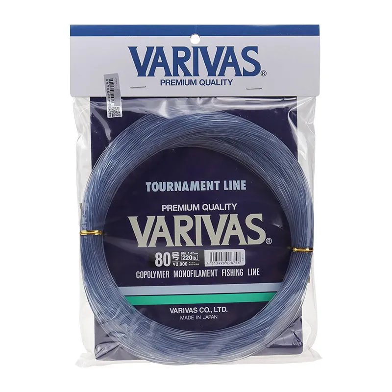 

Японская оригинальная леска Varivas Strength: сополимерная мононить, поводковая леска, нейлоновая леска для рыбалки с лодки, 70LB, 110LB, 400LB, 50м