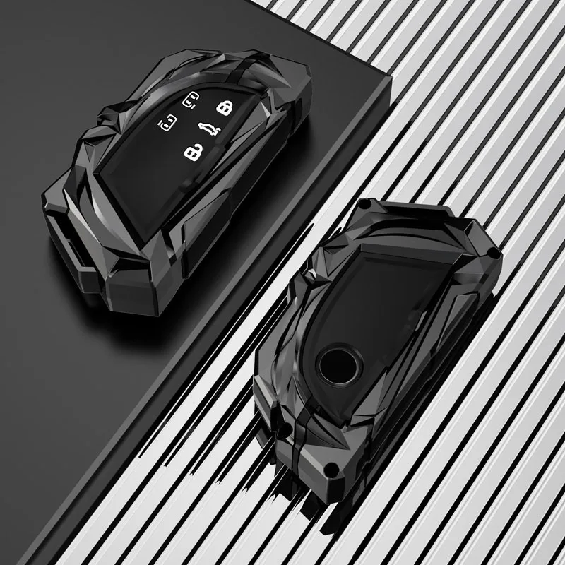 غطاء حافظة مفاتيح السيارة من سبائك الزنك لسيارة VW Golf 8 MK8 Teramont ID.3 ID.4 ID.5 سكودا Enyaq iV Octavia Seat Leon ملحقات السيارات #6