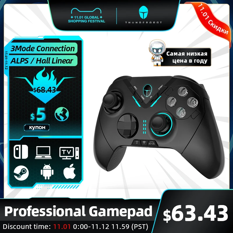 G70 Professional Buletooth Wireless Wired Vibration Best Gamepad Joystick Controller for Switch Windows PC PS3 STEAM TV Game Joy