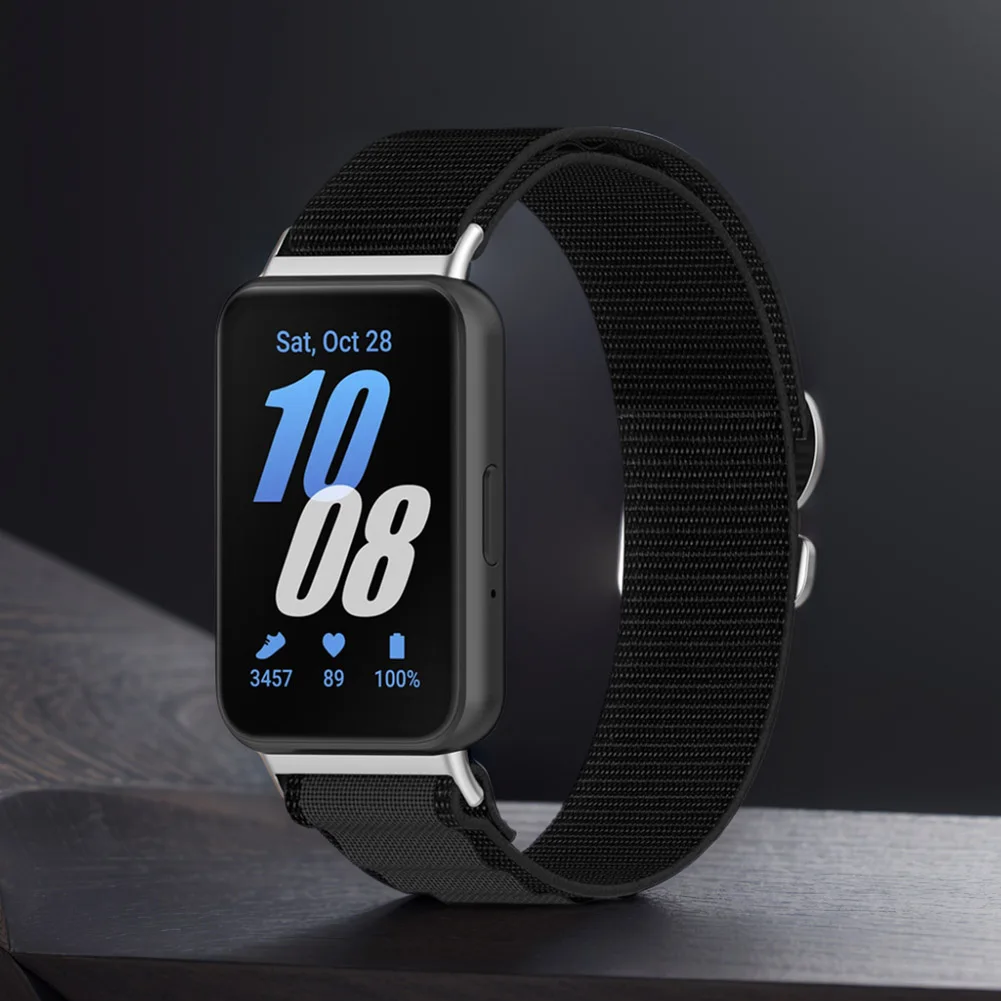 Nylon Strap for Samsung Galaxy Nylon Bracelet Belt Wristband Adjustable Wristband Bracelet for Samsung Galaxy Fit 3 Watch