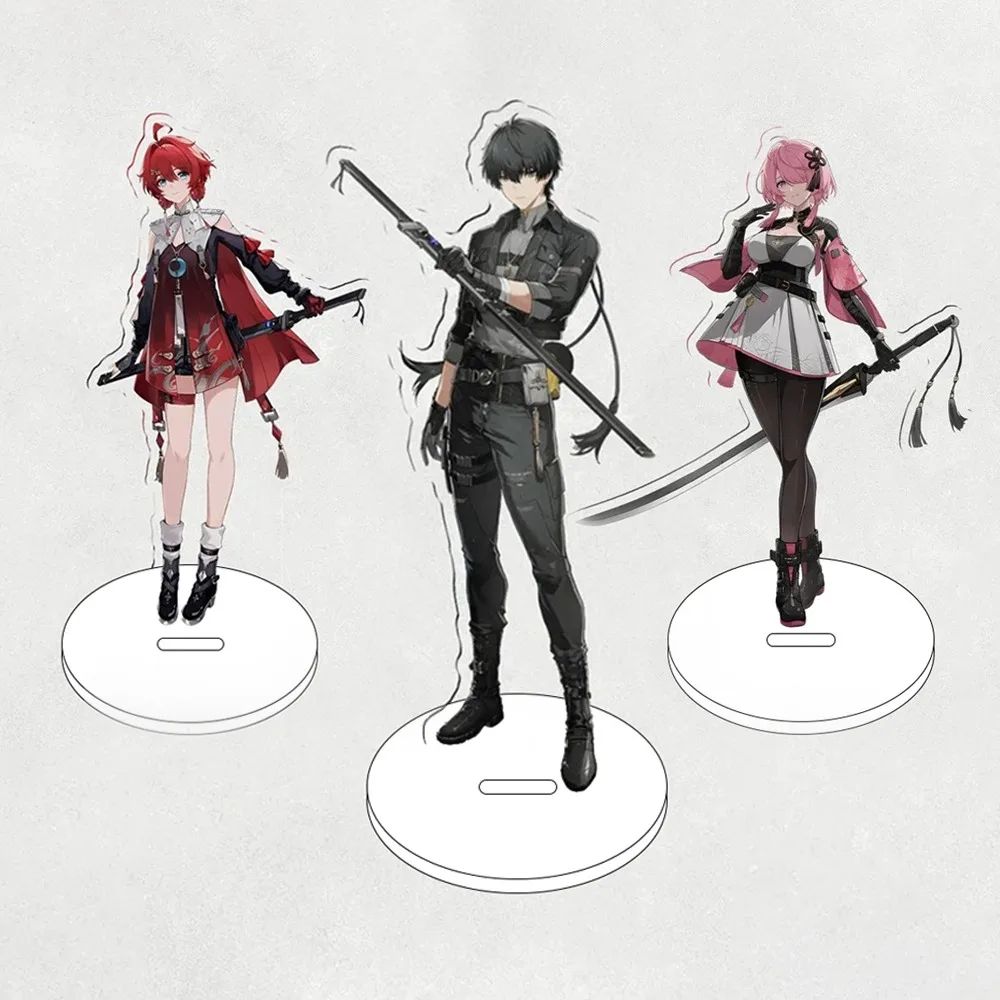 

Diy WutheringWaves Figure Role Show Acrylic Stand Model Anime Game Peripherals Custom Originality Desktop Ornament Holiday Gifts