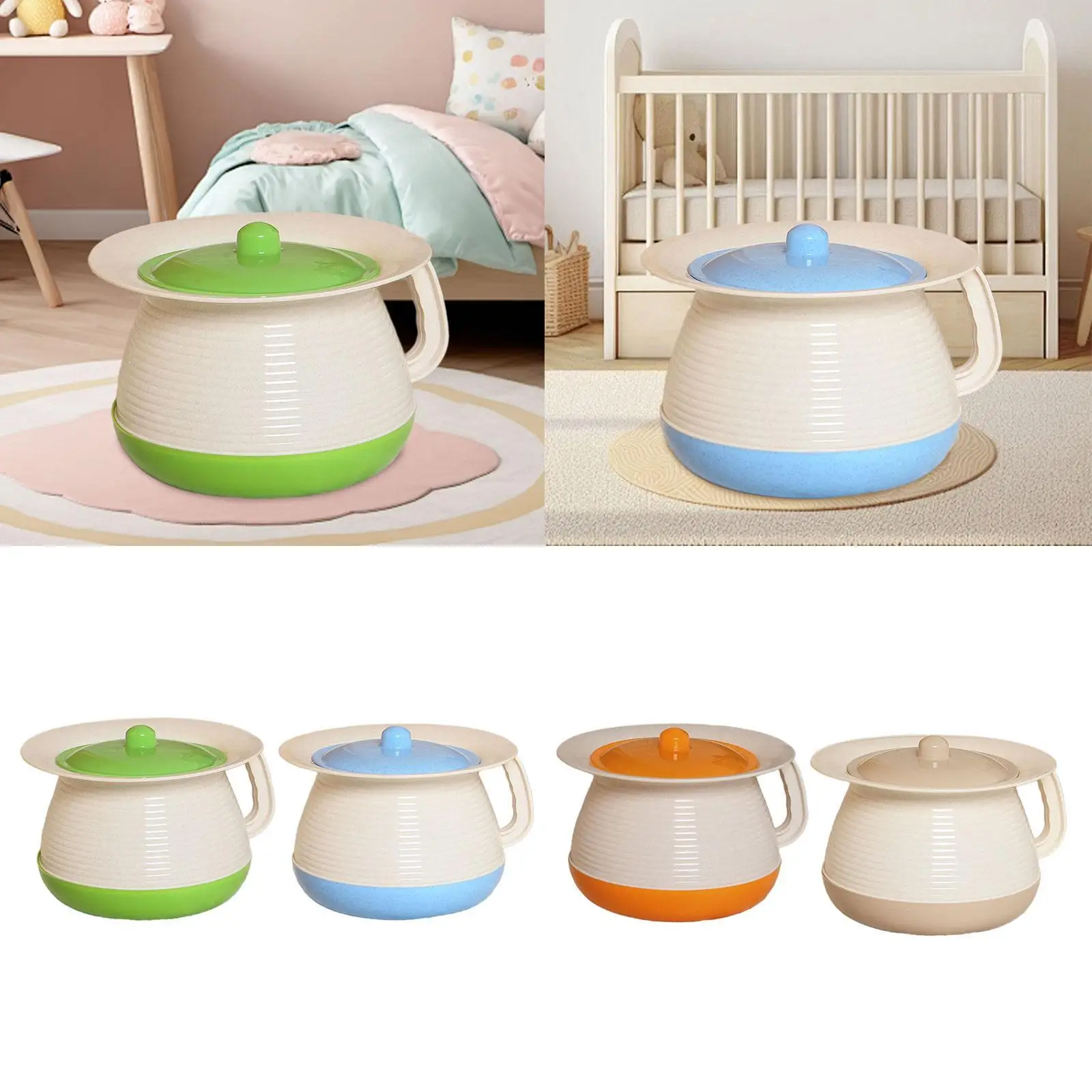 

Многоцелевая портативная плювательница, легко чистящаяся, с крышкой, горшок, писсуары, горшок для ванной комнаты, спальни, домашний туалет, дети