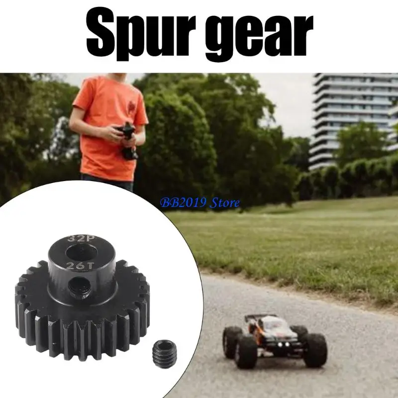 Q0KB Multiple Teeth Option Pinions Gear 32P 5mm Bore 21-31T Steel for Customizing Speed and Torque in Remote Control Models