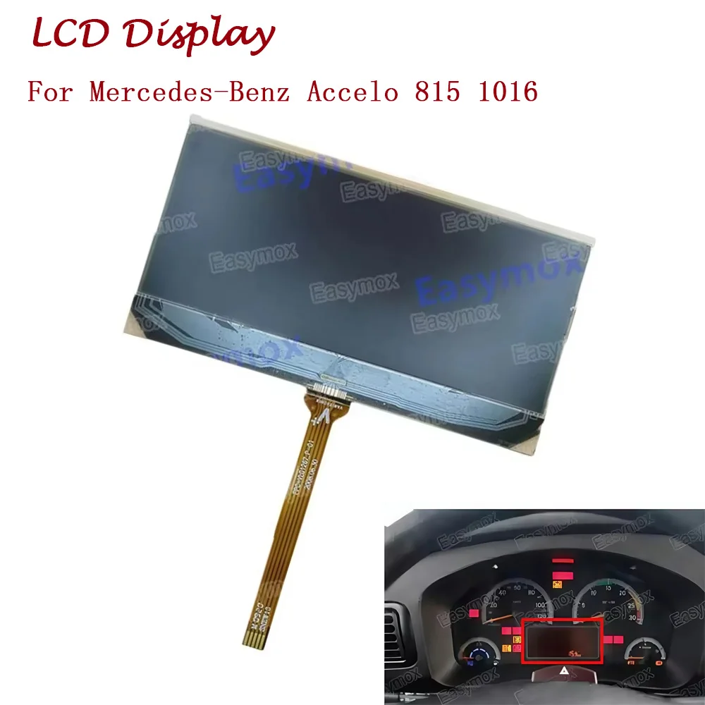 FPC-VLG1267_P-01 Pantalla LCD de 4.3 Pulgadas para Mercedes-Benz Accelo 815 1016, Reemplazo de la Pantalla del Panel de Instrumentos