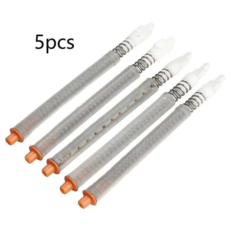 5 قطعة 50/100 شبكة بندقية رذاذ بدون هواء تصفية استبدال الملحقات لأداة إصلاح بندقية رذاذ Graco