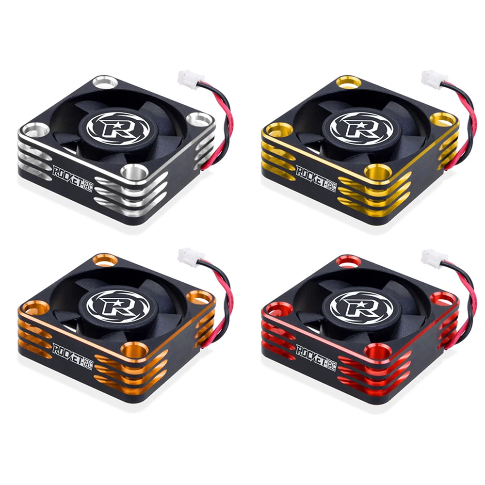 Rocket Metal Cooling Fan 30mm 28000RPM/5-8V ESC for TS120 TS160 Turbo ESC 1/10 1/8 1/12 RC Car ESC Cooling