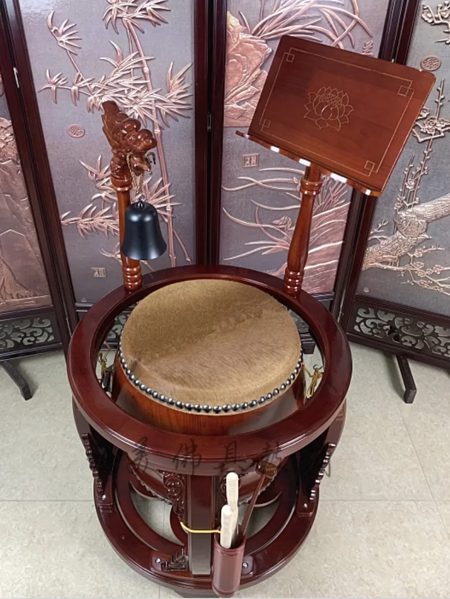 الطبل التايواني 39 سنتيمتر طبلة الفراء معبد التحف معبد طبل أداة قرع